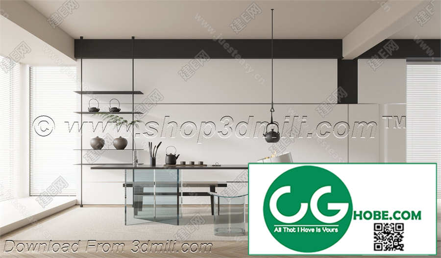 Tea Room 99 3D Model